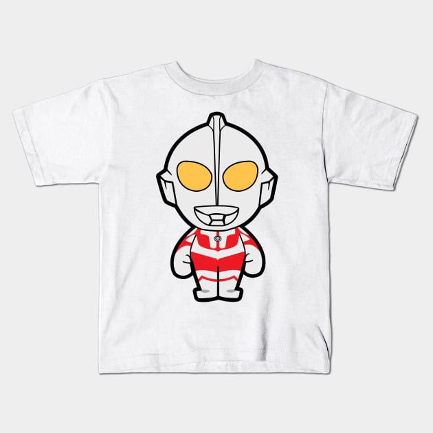 Ultraman Chibi Kids T-Shirt by untitleddada